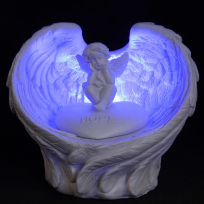 LED Hope Cherub Angel Wings